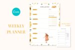 Weekly Planner | Canva Planner Template 11